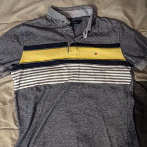 Tommy Hilfiger Polo Blue and Yellow